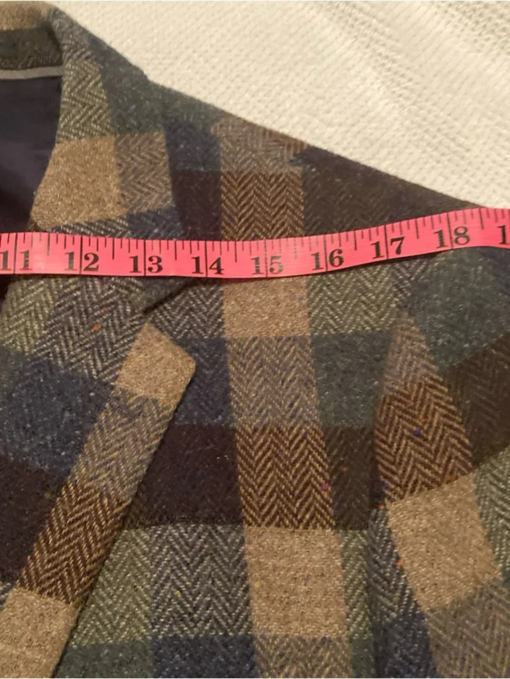 J. Crew Ludlow Slim-Fit Multi-Color Herringbone tweed Irish wool Plaid Blazer